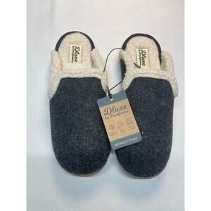 Dearfoam charcoal gray slippers size 7/8